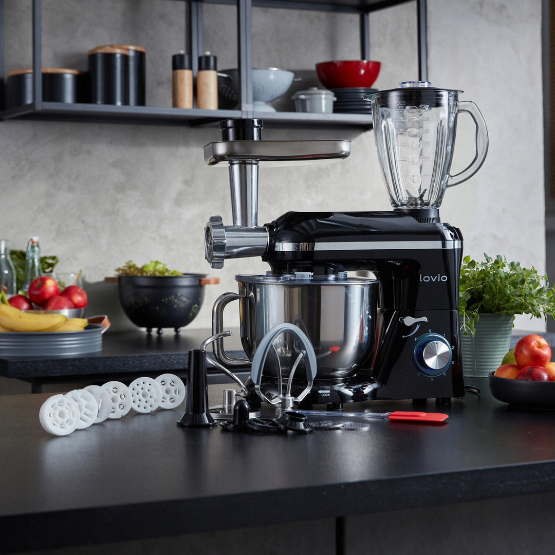 Lovio ChefAssistant Plus bolygókeverő, fekete, LVSTM02PBK