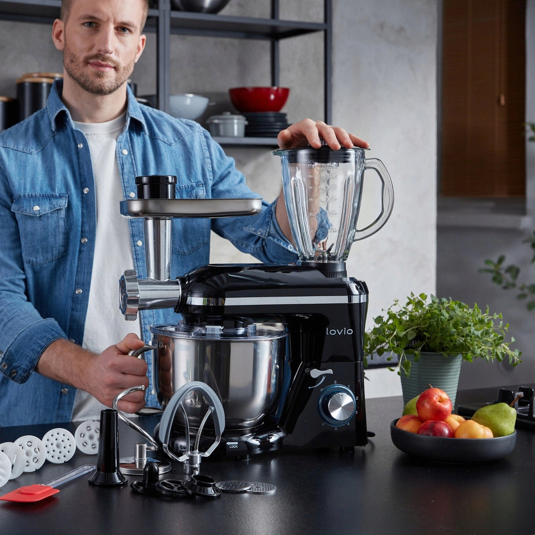 Lovio ChefAssistant Plus bolygókeverő, fekete, LVSTM02PBK