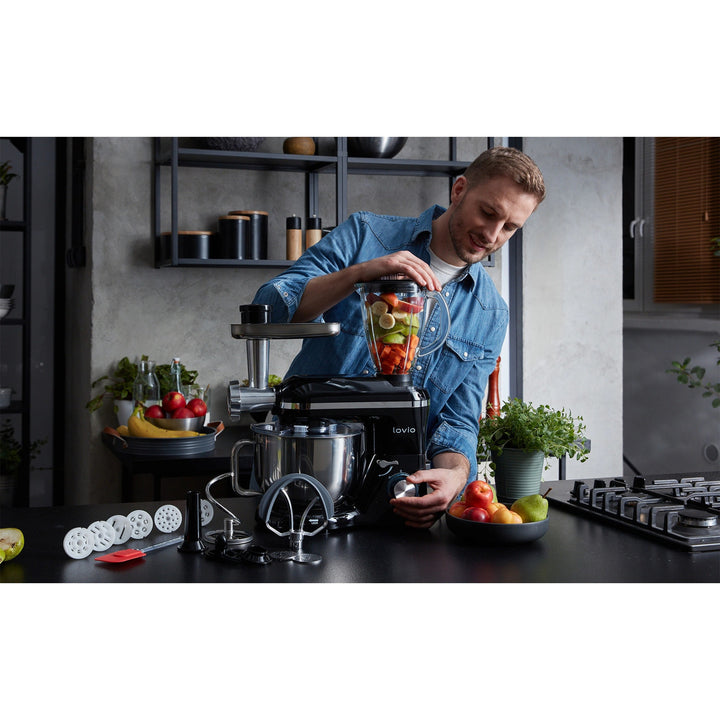 Lovio ChefAssistant Plus bolygókeverő, fekete, LVSTM02PBK