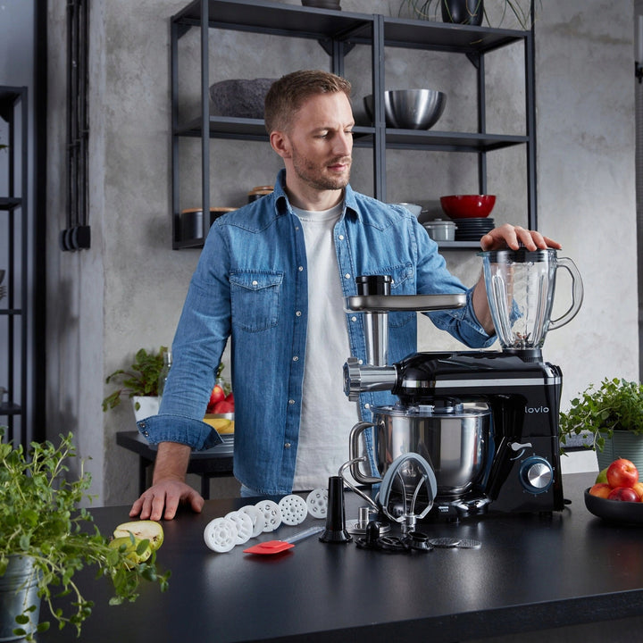 Lovio ChefAssistant Plus bolygókeverő, fekete, LVSTM02PBK
