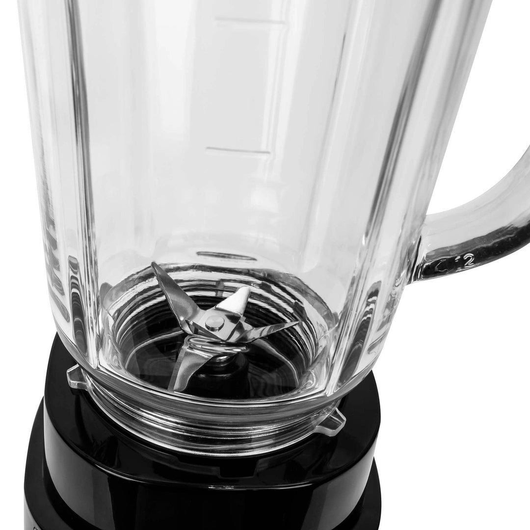 LOVIO LVJBL001 turmixgép, 500 W teljesítmény, 600 ml-es üvegpohár, 3 palack