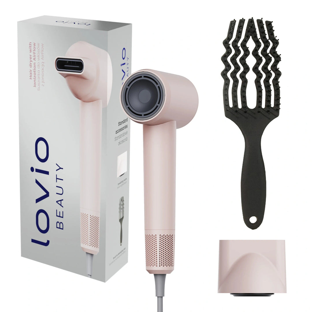 Lovio Air Flow professzionális hajszárító, rózsaszín, LVHD001PK