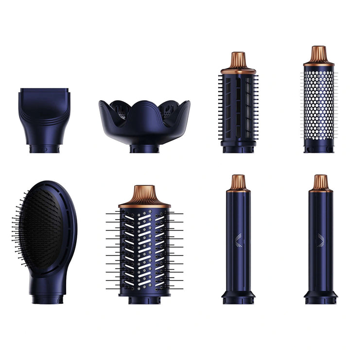 LOVIO AirStyle LVHS001BL 8-in-1 hajszárító-hajformázó ionizáló funkcióval