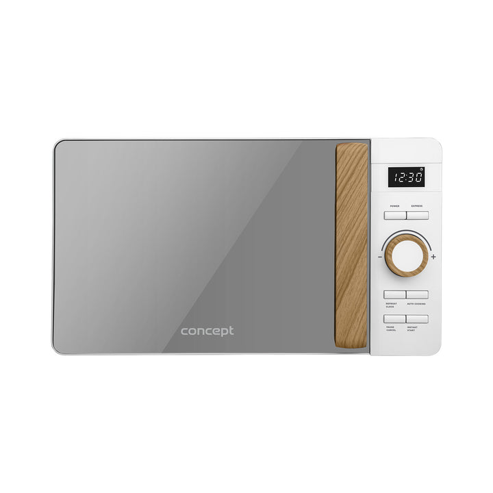 Concept mikrohullámú sütő, 5 teljesítményfokozat, kiolvasztási funkció, 20 literes űrtartalom, 800 W teljesítmény, fehér szín, MT4420wh