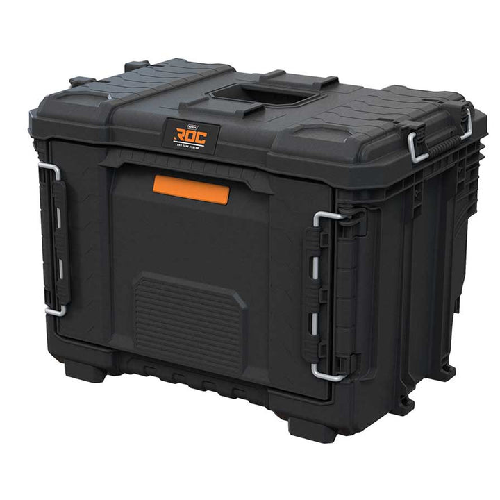 Keter ROC Pro Gear 2.0 XL szerszámosláda, egy nagy fiókkal, szállítási rögzítéssel, falra akasztható, moduláris felépítés, 271384