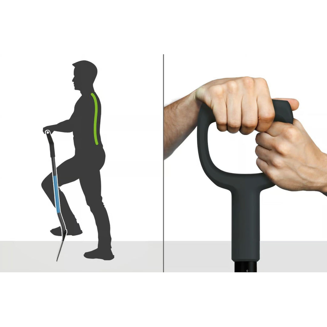 Kertészeti/vízelvezető ásó, edzett, élesített fej, ergonómikus nyél, hossza 129 cm, Cellfast, CELLPRO
