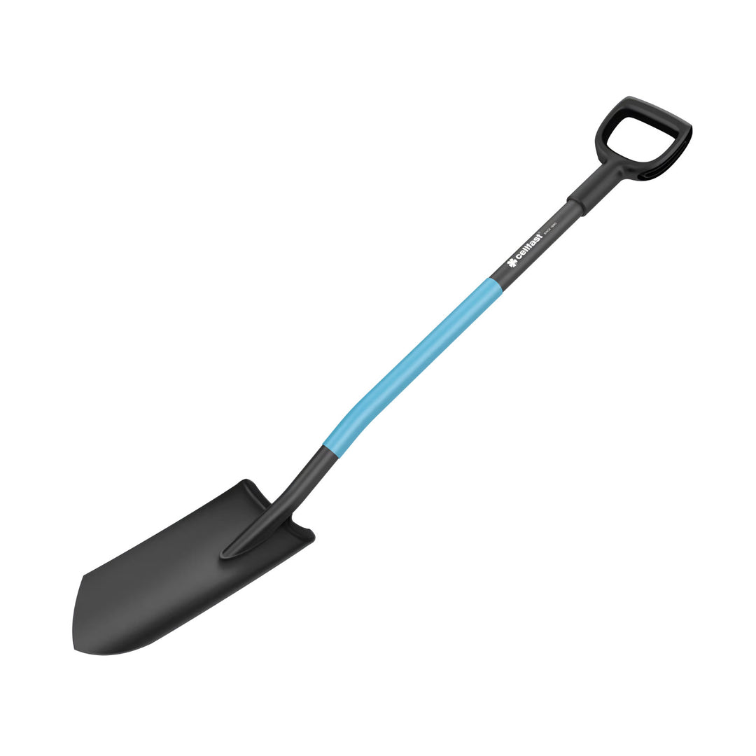 Kertészeti/vízelvezető ásó, edzett, élesített fej, ergonómikus nyél, hossza 129 cm, Cellfast, CELLPRO