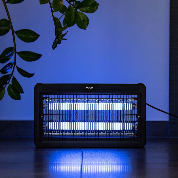 Rovarirtó lámpa szúnyogok, legyek és lepkék ellen, elektromos csapda, UV, 20 W, Vayox