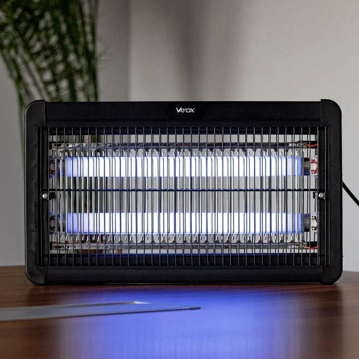 Rovarirtó lámpa szúnyogok, legyek és lepkék ellen, elektromos csapda, UV, 20 W, Vayox