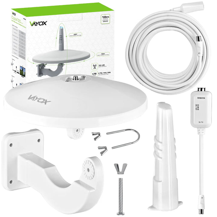 DVB-T/T2 Digital720 combo fehér VA0066 Vayox körsugárzó antenna
