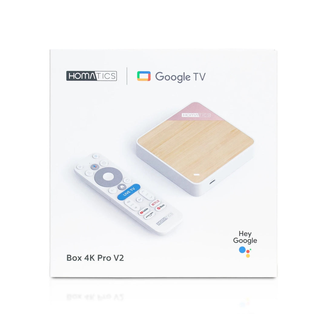 Homatics Box 4K Pro V2 Google TV multimédiás lejátszó