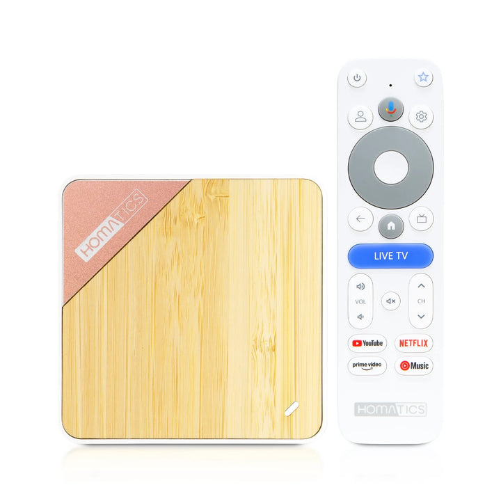 Homatics Box 4K Pro V2 Google TV multimédiás lejátszó