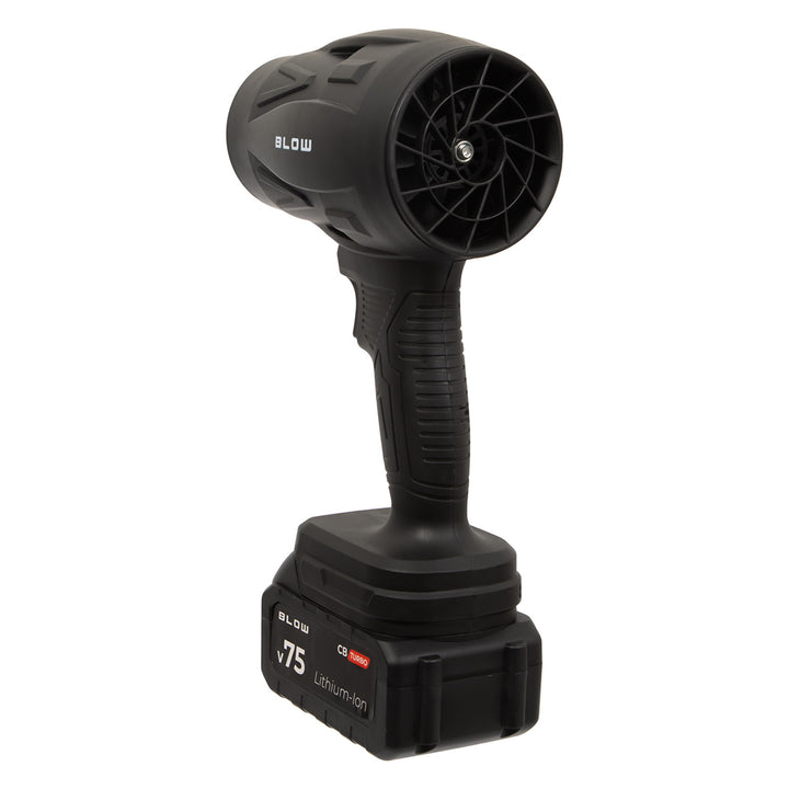 BLOW 21 V CB TURBO akkumulátoros fúvó, 130 000 fordulat/perc, 2,4 Ah, szállítótok