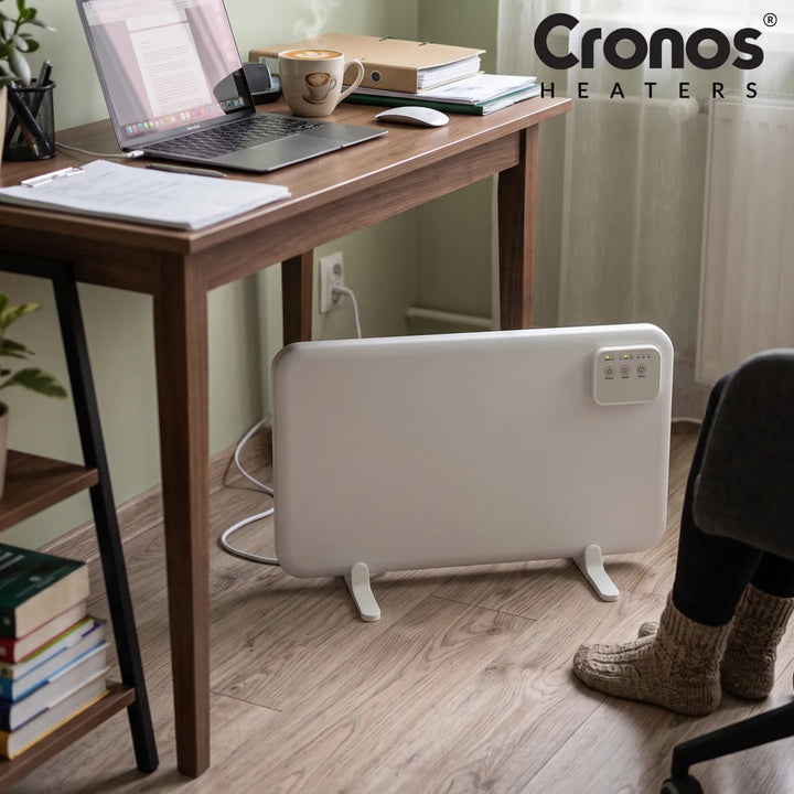 Cronos asztal alá szerelhető infravörös fűtőpanel, 120 W teljesítmény, időzítő, 3 üzemmód, DCH-150