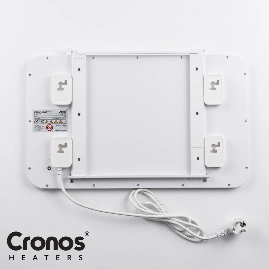 Cronos asztal alá szerelhető infravörös fűtőpanel, 120 W teljesítmény, időzítő, 3 üzemmód, DCH-150