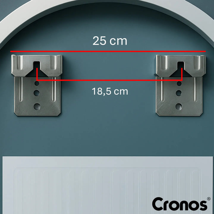 Cronos fűtött tükör, ovális, 50x80 cm, három színű LED-es világítás, IP44 védelmi fokozat, páramentesítő rendszer