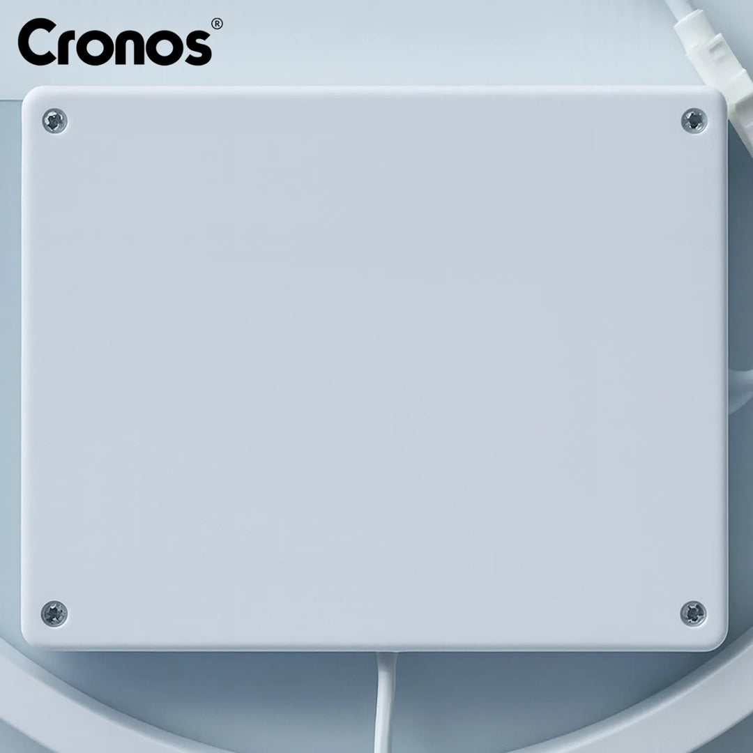 Cronos fűtött tükör, ovális, 50x80 cm, három színű LED-es világítás, IP44 védelmi fokozat, páramentesítő rendszer