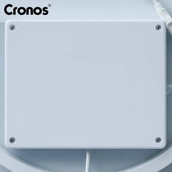 Cronos fűtött tükör, ovális, 50x80 cm, három színű LED-es világítás, IP44 védelmi fokozat, páramentesítő rendszer