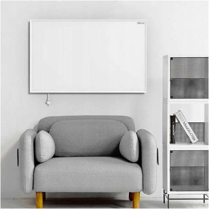 Cronos Graphene infravörös fűtőpanel, 300 W teljesítmény, fehér szín, 8 m²-es helyiséget fűti, távirányítóval, PRO CGP-300TWP
