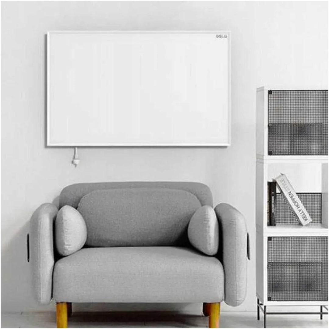 Cronos Graphene infravörös fűtőpanel, 580 W teljesítmény, fehér szín, 16 m²-es helyiséget fűti, távirányítóval, PRO CGP-580TWP