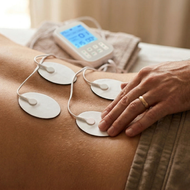Masszírozó és izomelektrostimulátor, TENS/EMS, 3-in-1 stimuláció, Mediatech, MT6543