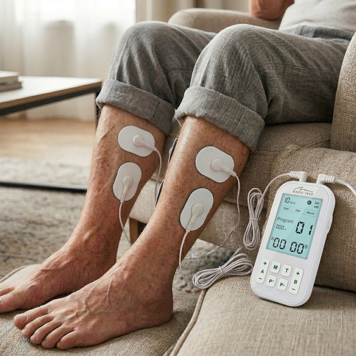 Masszírozó és izomelektrostimulátor, TENS/EMS, 3-in-1 stimuláció, Mediatech, MT6543