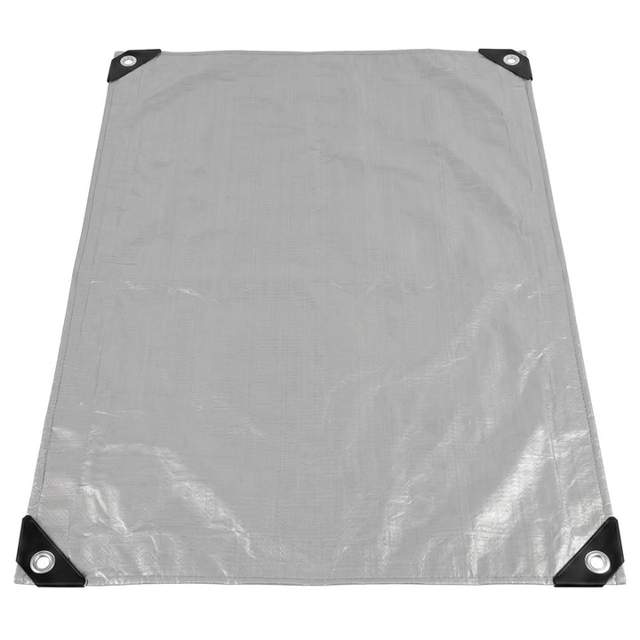 Ezüst színű ponyva, 120 g, 4x6 m, VA0476, vízálló, Vayox