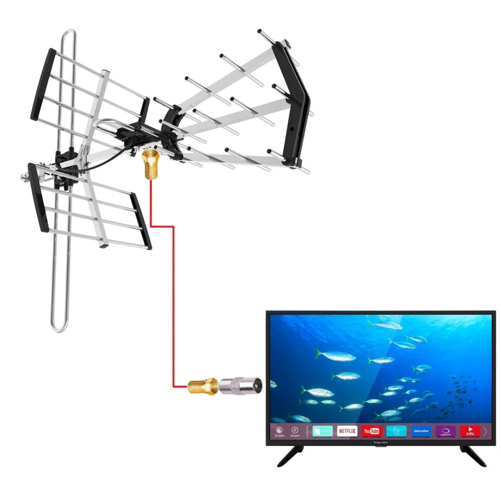 VA900 COMBO DVB-T/T2 irányított antenna LTE-szűrővel, alumíniumból, Vayox