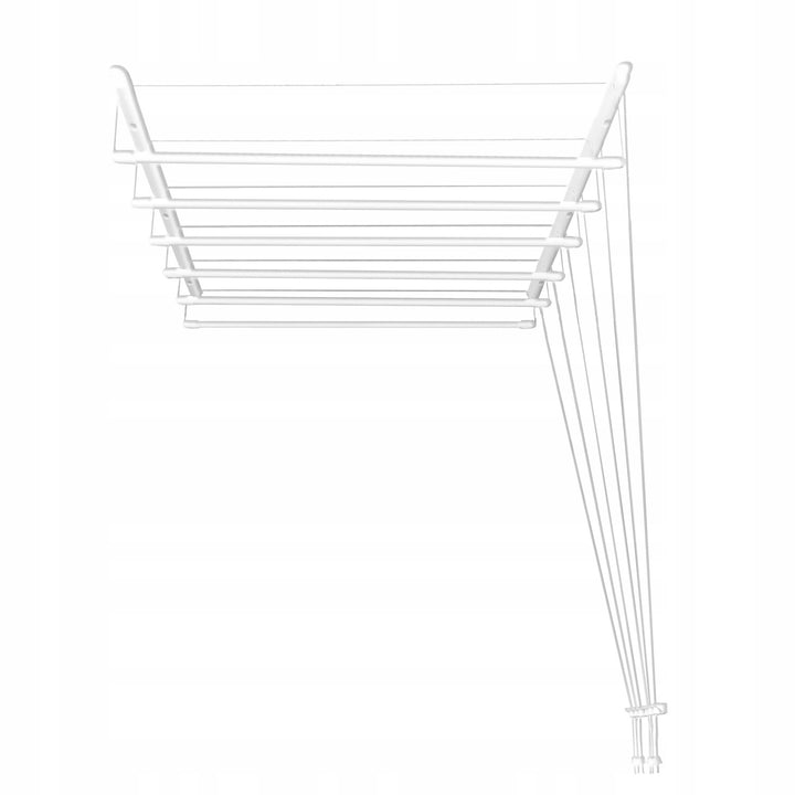 Mennyezeti ruhaszárító, 6 rúd, 140 cm, szárítófelület 8,4 m, Sepio