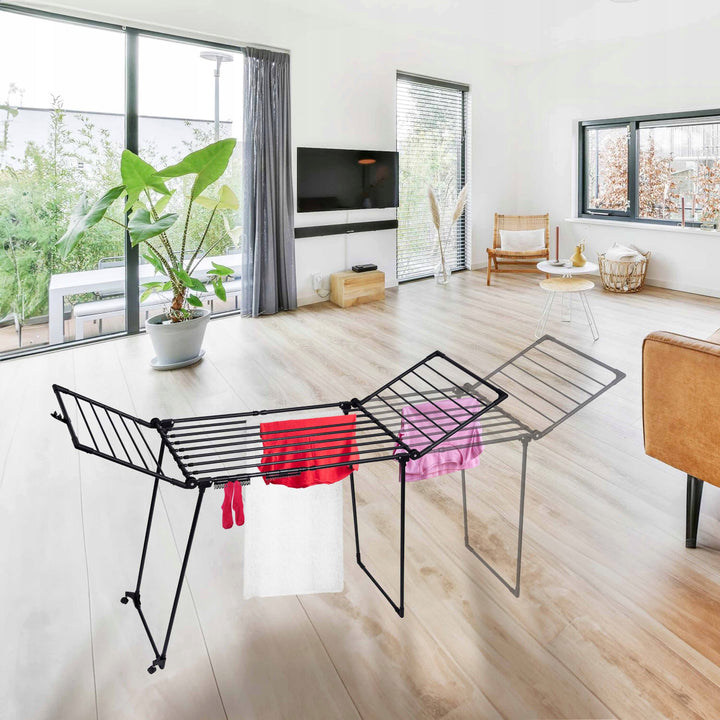 Ruhaszárító, 27 m² felület, kihúzható, összecsukható, nagy, álló típus, Bona XXL, Sepio