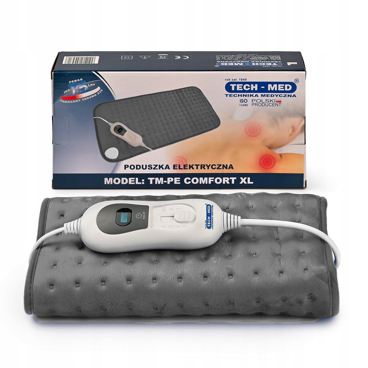Elektromos párna, 3 hőfokbeállítás, 30x60 cm, 100 W teljesítmény, TM-PE COMFORT XL, Tech-Med