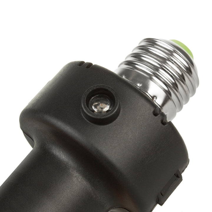 Maclean E27-es izzófoglalat, 100 W, alkonyatérzékelővel és időzítővel, MCE21B, 4 darab