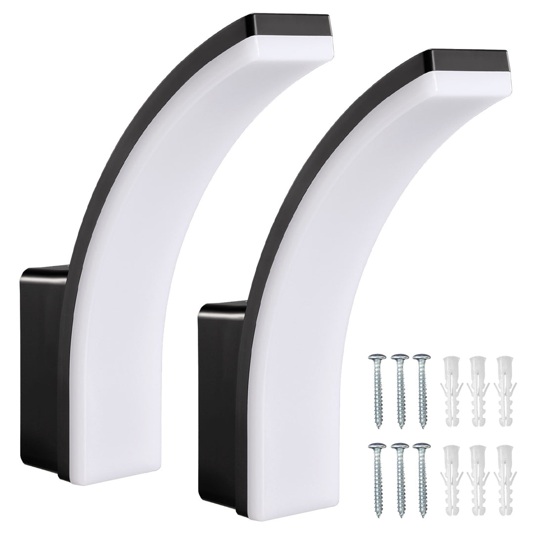 Maclean LED-lámpa, fekete, 20 W, IP65, 2750 lm, semleges fehér fény (4000 K) MCE511 B, 2 darab