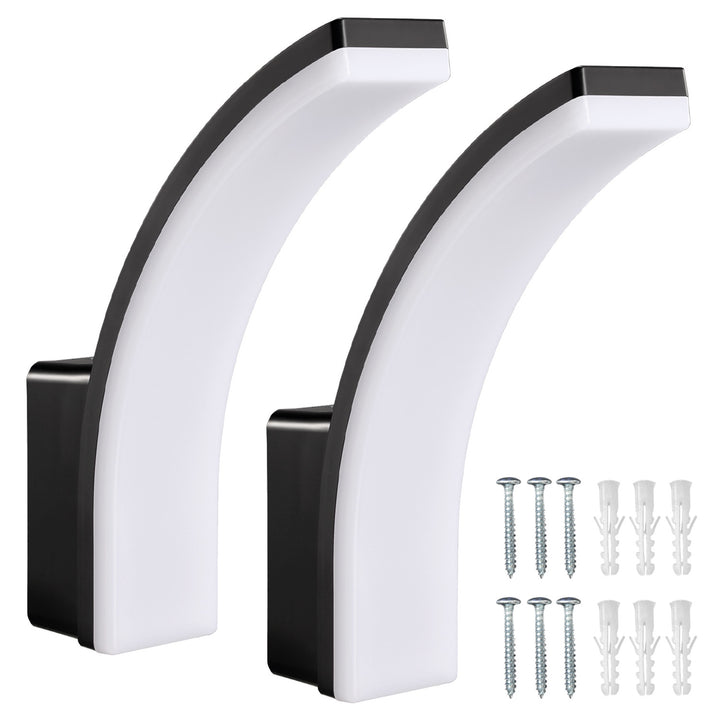 Maclean LED-lámpa, fekete, 20 W, IP65, 2750 lm, semleges fehér fény (4000 K) MCE511 B, 2 darab