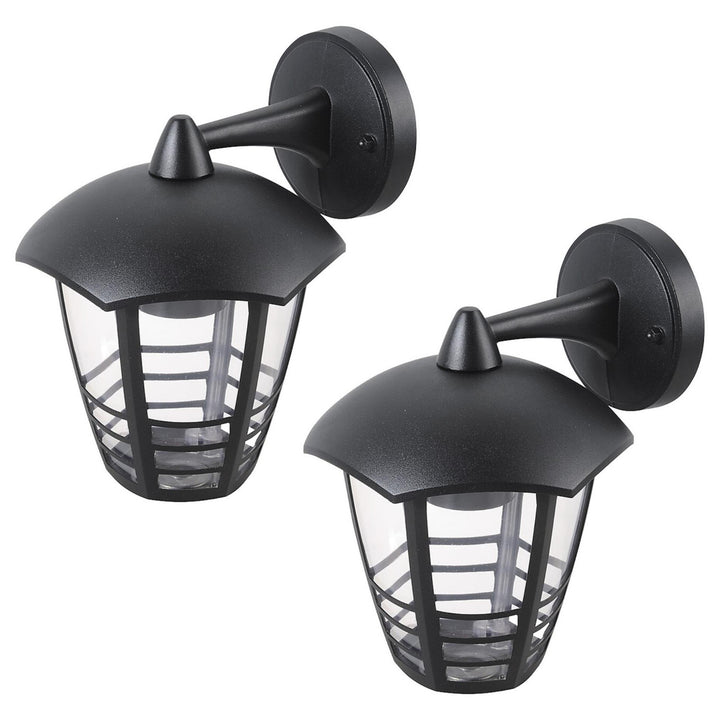 Rabalux falilámpa, kültéri, IP44, E27, max. 60 W, fekete, Marseille, 2 db