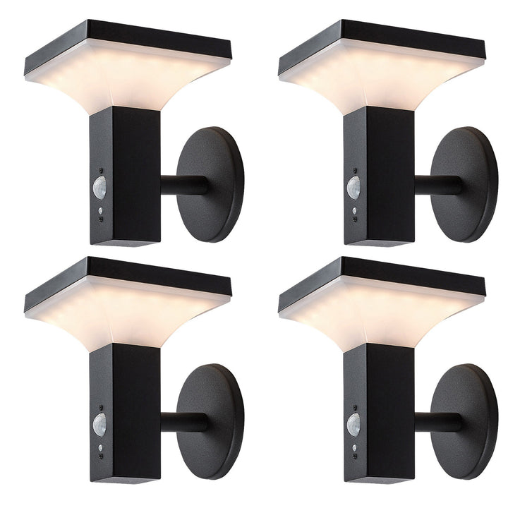 Rabalux lámpa, falra szerelhető, kültéri, napelemes, IP44, 4 W-os LED, Geleen, 4 darab