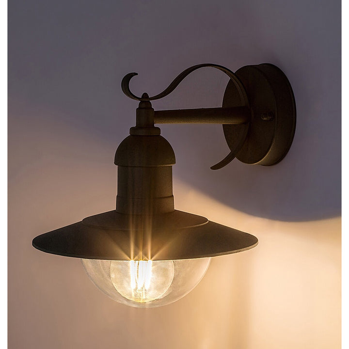 Rabalux falilámpa, kültéri, IP44, E27, max. 60 W, zöld, Oslo, 2 db