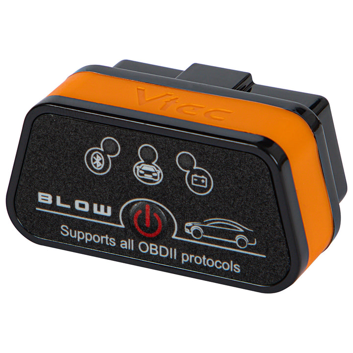 Vtec iTRON Blow OBD2 diagnosztikai interfész, Bluetooth 4.0, vezeték nélküli kommunikáció az autó fedélzeti számítógépével, kiváló kompatibilitás, 58-660#