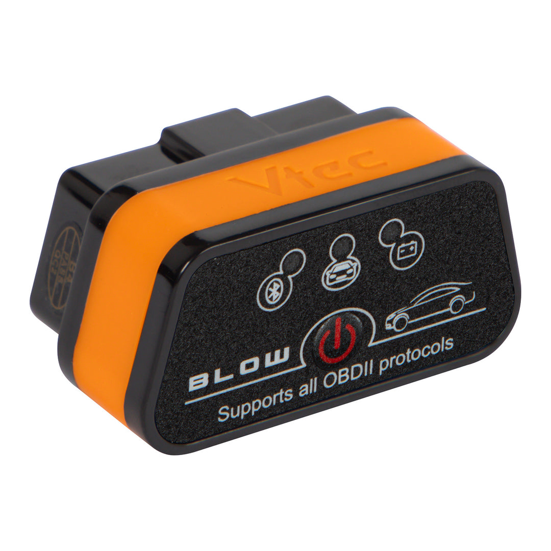 Vtec iTRON Blow OBD2 diagnosztikai interfész, Bluetooth 4.0, vezeték nélküli kommunikáció az autó fedélzeti számítógépével, kiváló kompatibilitás, 58-660#