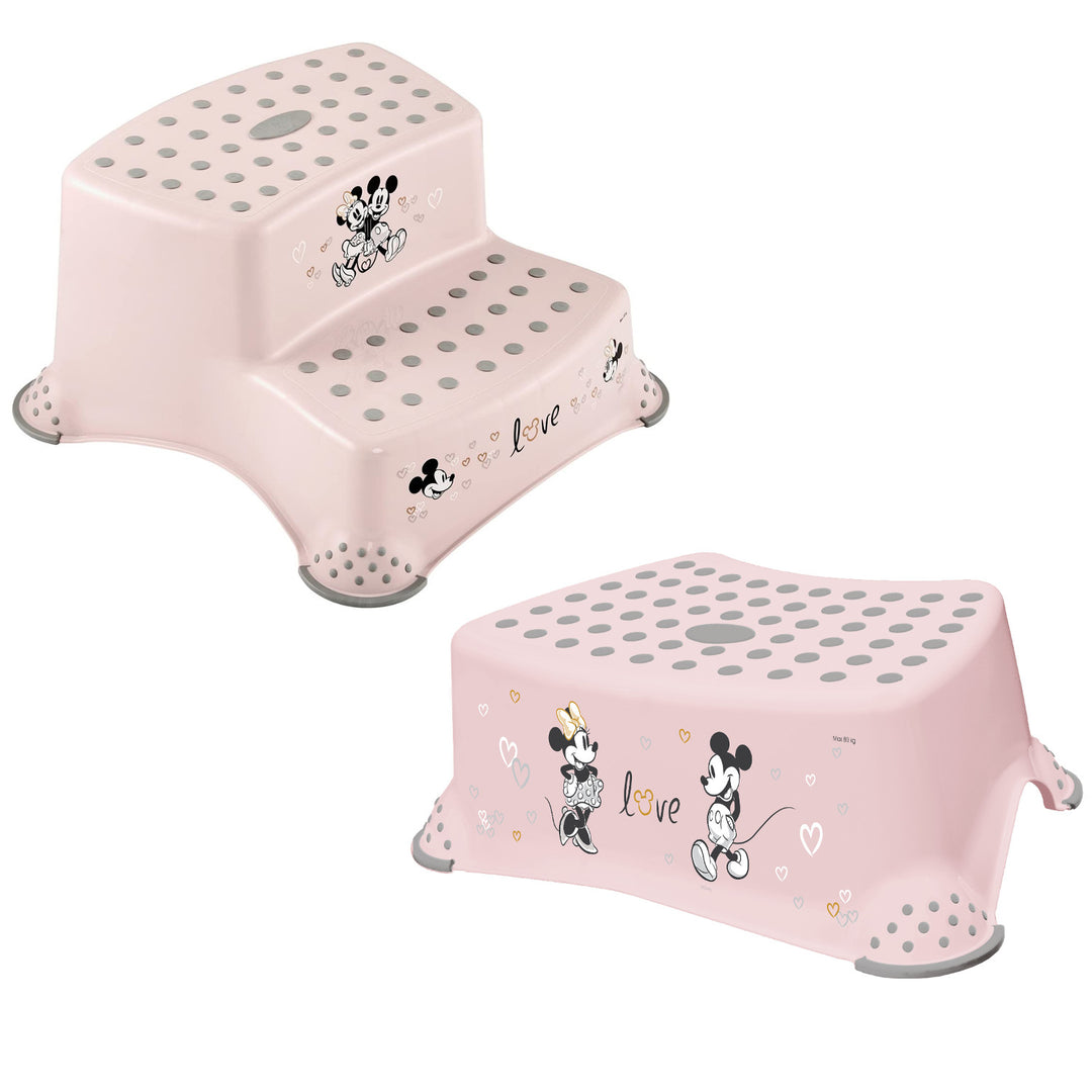 Gyerekemelvény + Keeeper kétlépcsős gyerekemelvény, csúszásgátló funkcióval, „Minnie Mouse” sorozat