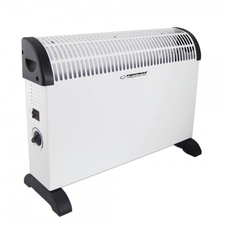 Konvektoros fűtőtest, elektromos, termosztáttal, 2000 W, fehér, Esperanza
