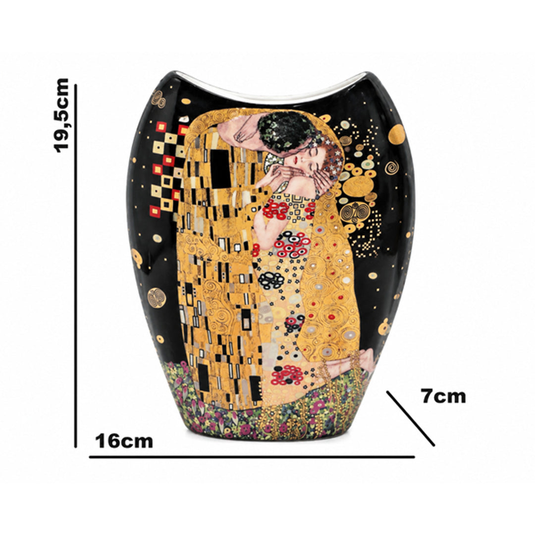 Gustav Klimt „A csók” című porcelánvázája, Queen Isabell
