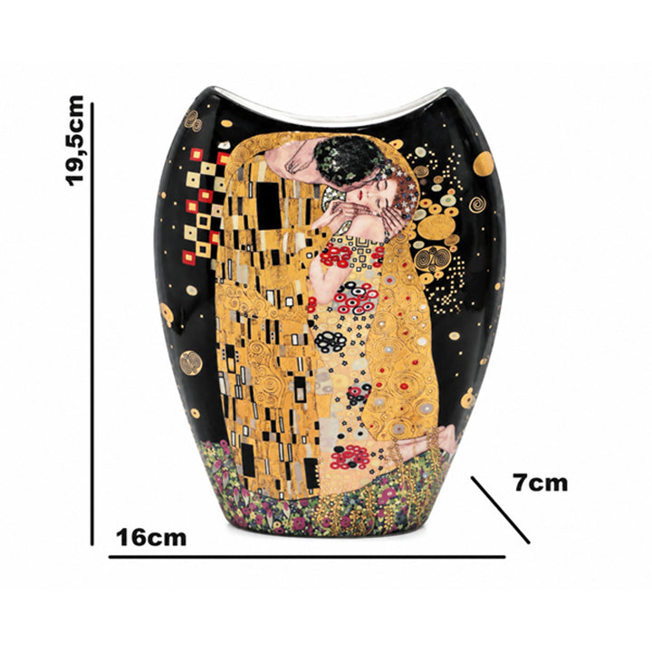 Gustav Klimt „A csók” című porcelánvázája, Queen Isabell