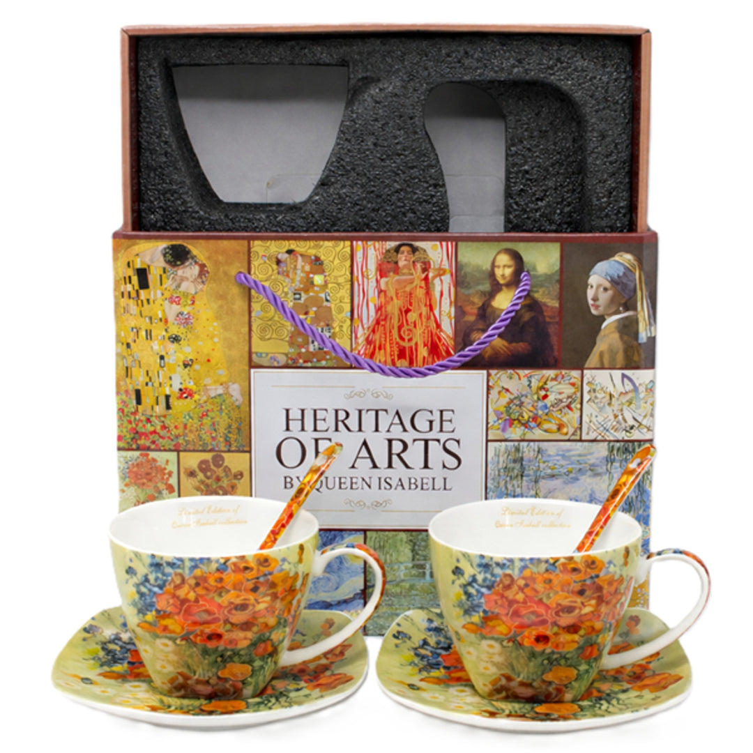 Van Gogh Maki porceláncsészék, 2x250 ml, 2 darabos szett, Queen Isabell