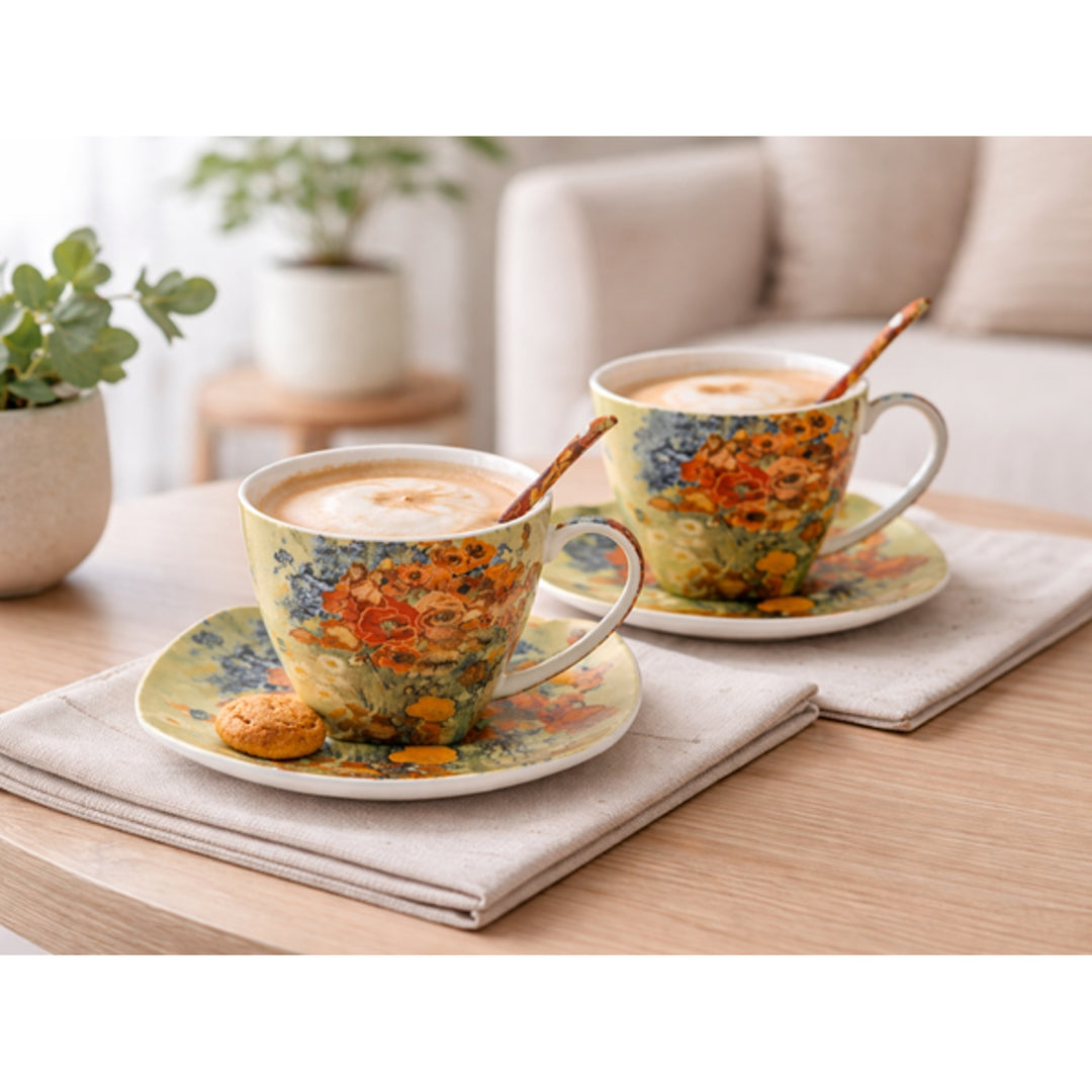Van Gogh Maki porceláncsészék, 2x250 ml, 2 darabos szett, Queen Isabell