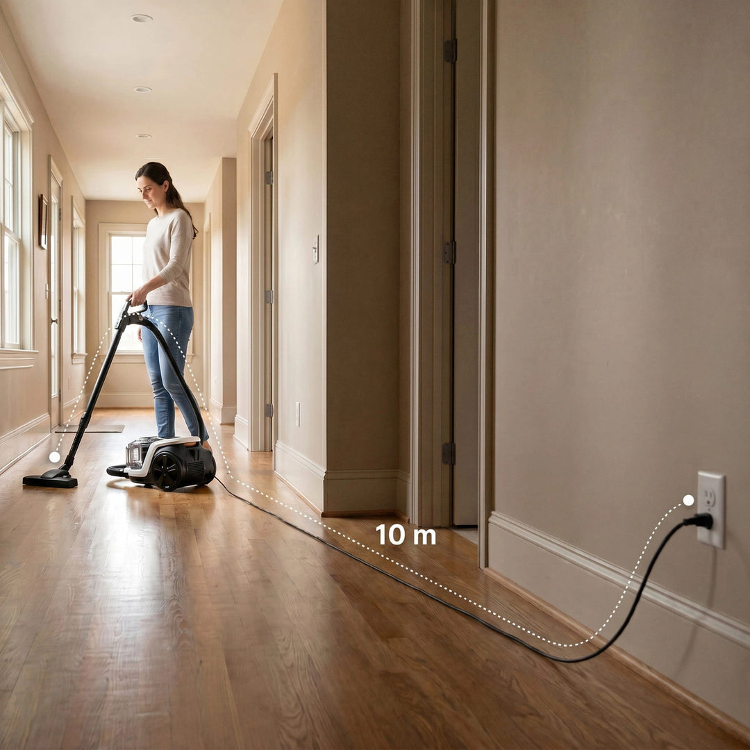 LOVIO VacuuFlex L PRO LVCVC004 zsák nélküli porszívó, 899 W, 3 l, távirányítóval