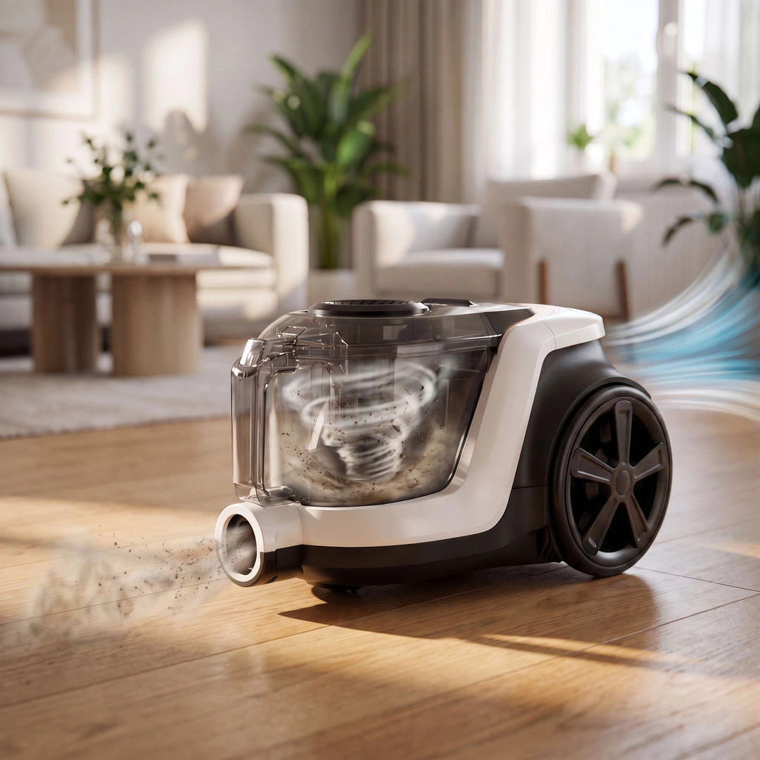 LOVIO VacuuFlex L PRO LVCVC004 zsák nélküli porszívó, 899 W, 3 l, távirányítóval