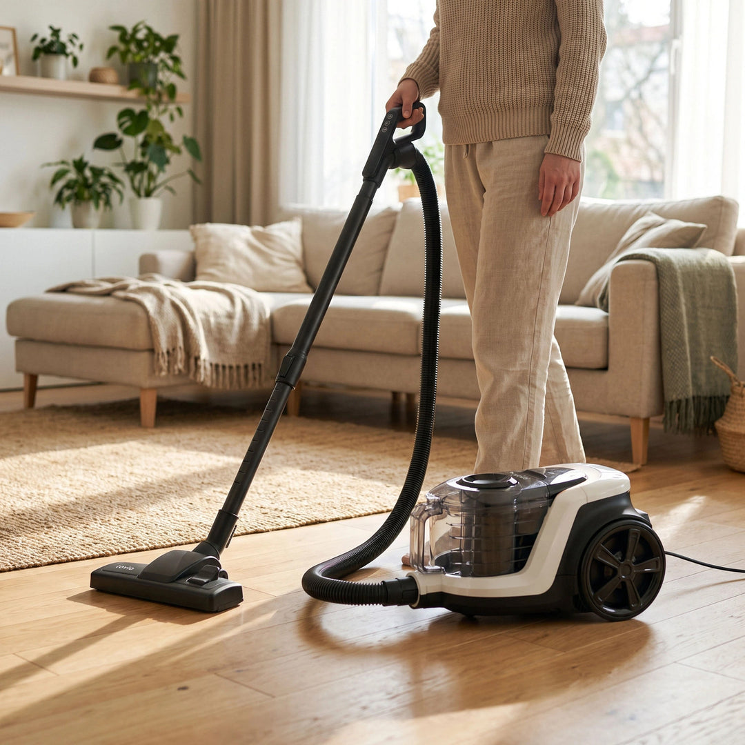 LOVIO VacuuFlex L PRO LVCVC004 zsák nélküli porszívó, 899 W, 3 l, távirányítóval
