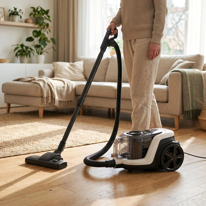 LOVIO VacuuFlex L PRO LVCVC004 zsák nélküli porszívó, 899 W, 3 l, távirányítóval