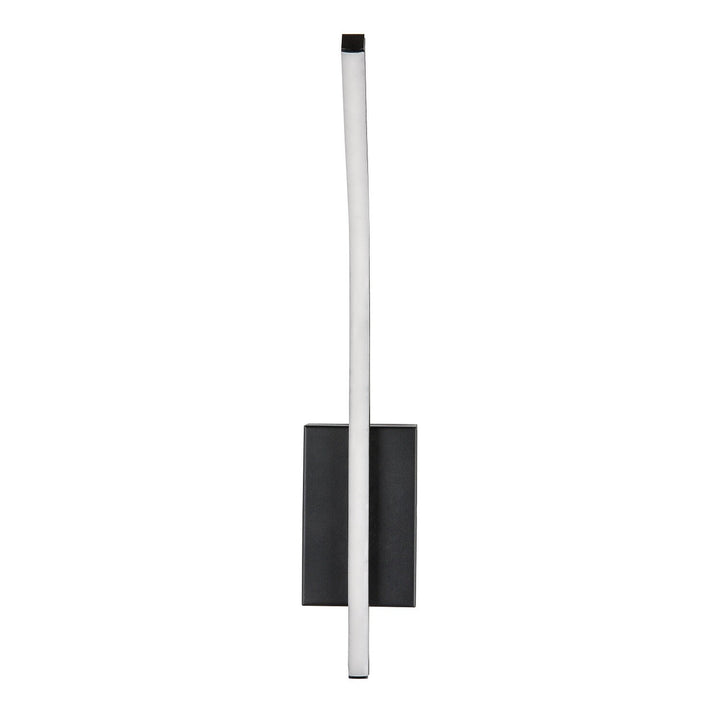 Tilmann beltéri falilámpa, fekete, 10 W-os LED, 550 lm, 4000 K, magasság: 36 cm, IP44, érintésvezérelt, 75088